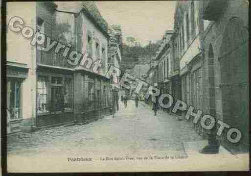 Ville de PONTRIEUX Carte postale ancienne